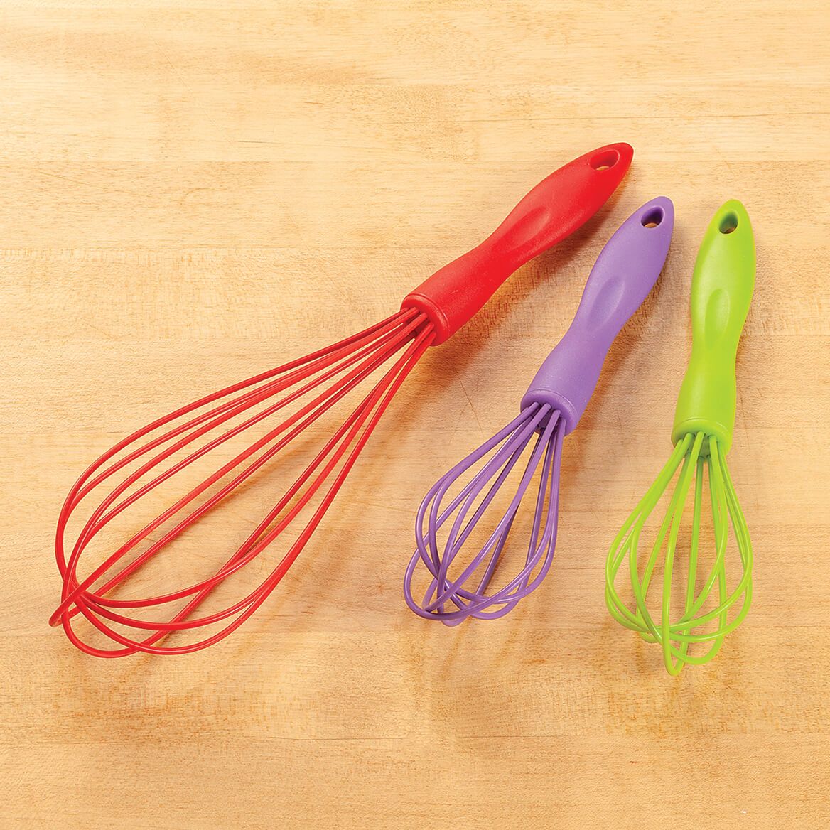 Silicone Whisks by Chef's Pride™, Set of 3-376868