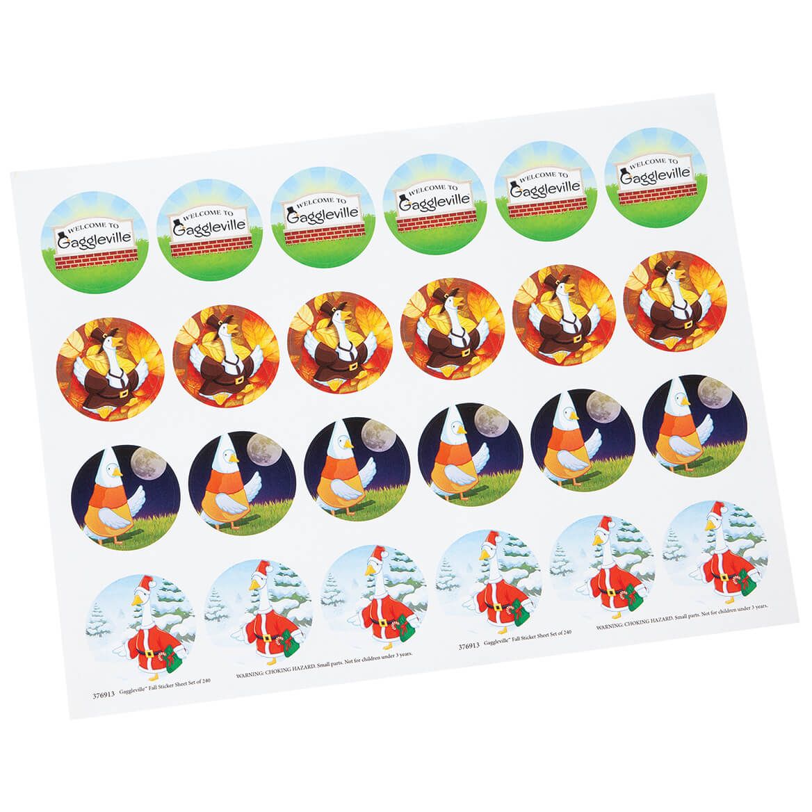Gaggleville® Fall Stickers, Set of 240-376913