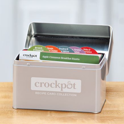 Crockpot Recipe Card Collection Tin-376979