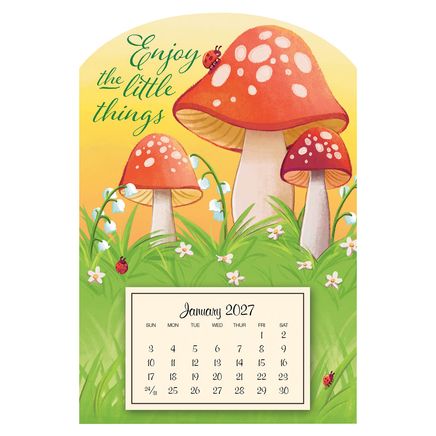 Toadstool Mini Magnetic Calendar-377001