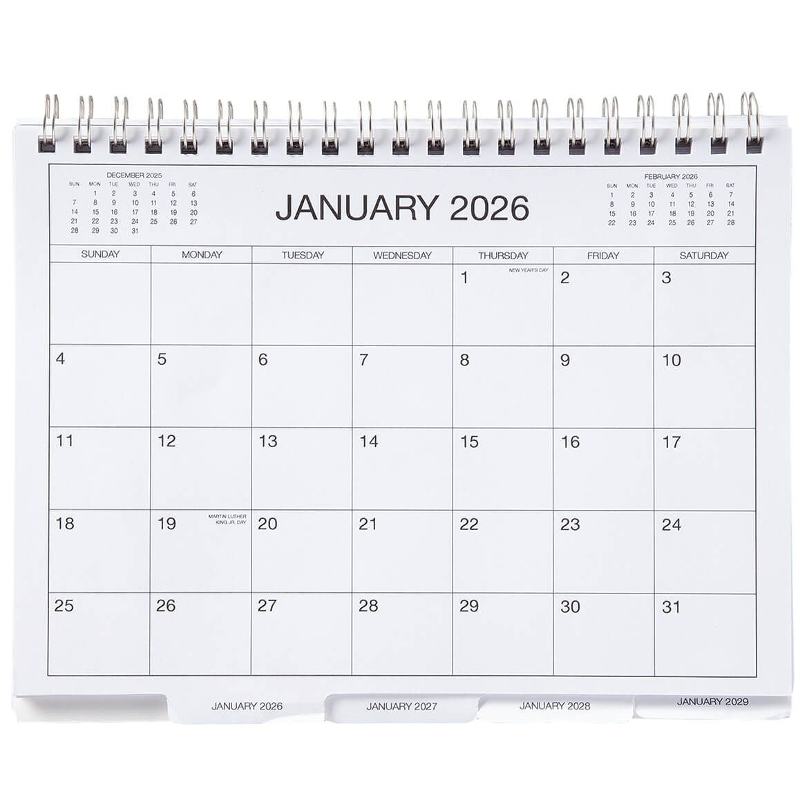 5-Year Calendar Planner, 2025-2029-377005