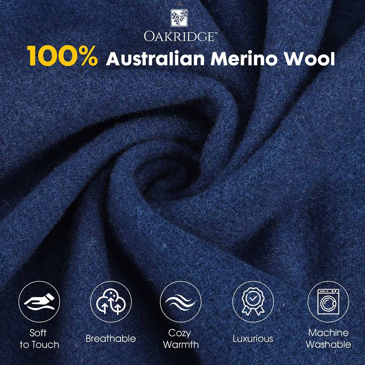 Heirloom Australian Wool Blanket by OakRidge™-377158
