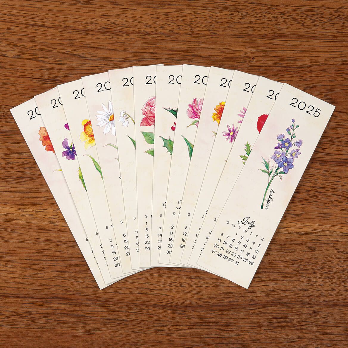 Flower of the Month Bookmarks, Set of 12-377368