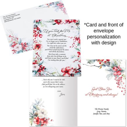 Personalized Look for Me Christmas Cards, Set of 20-377395