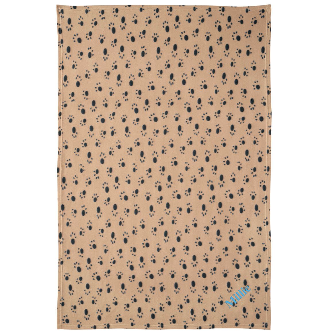 Personalized Paw Print Pet Blanket-377495