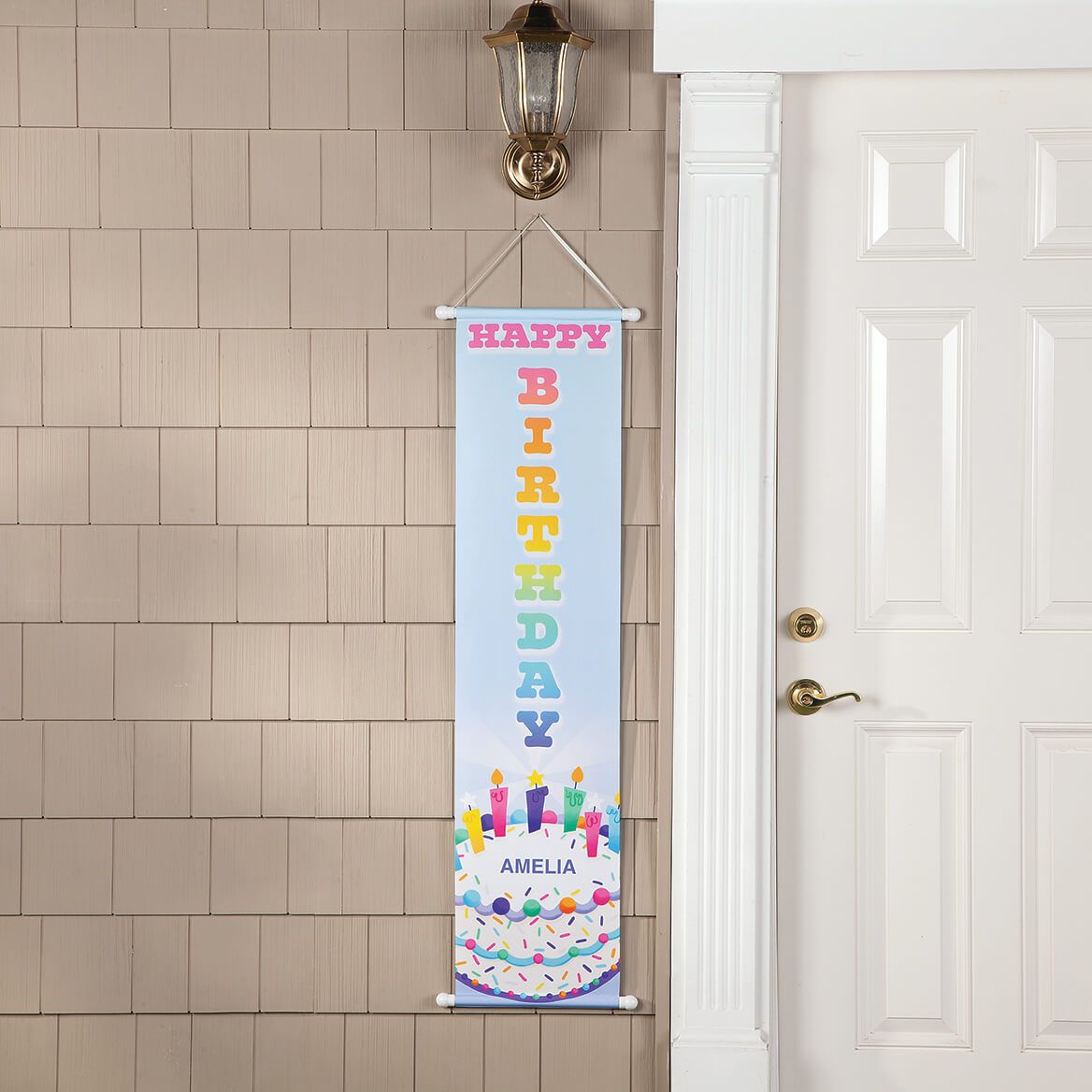 Personalized Happy Birthday Door Banner-377501