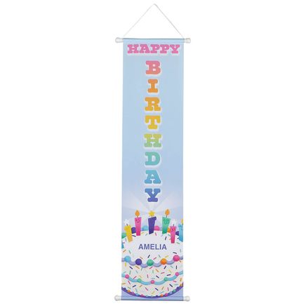 Personalized Happy Birthday Door Banner-377501