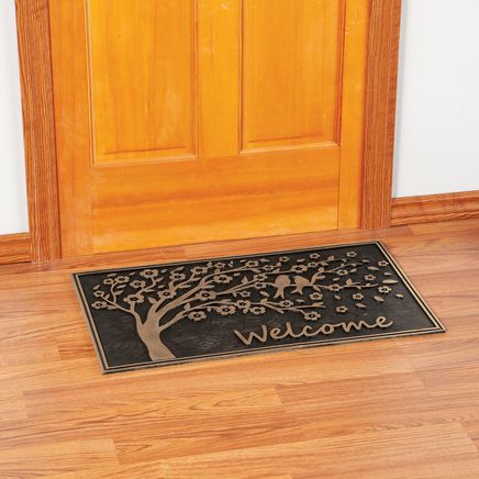 Songbirds Gold Finish Doormat-377617