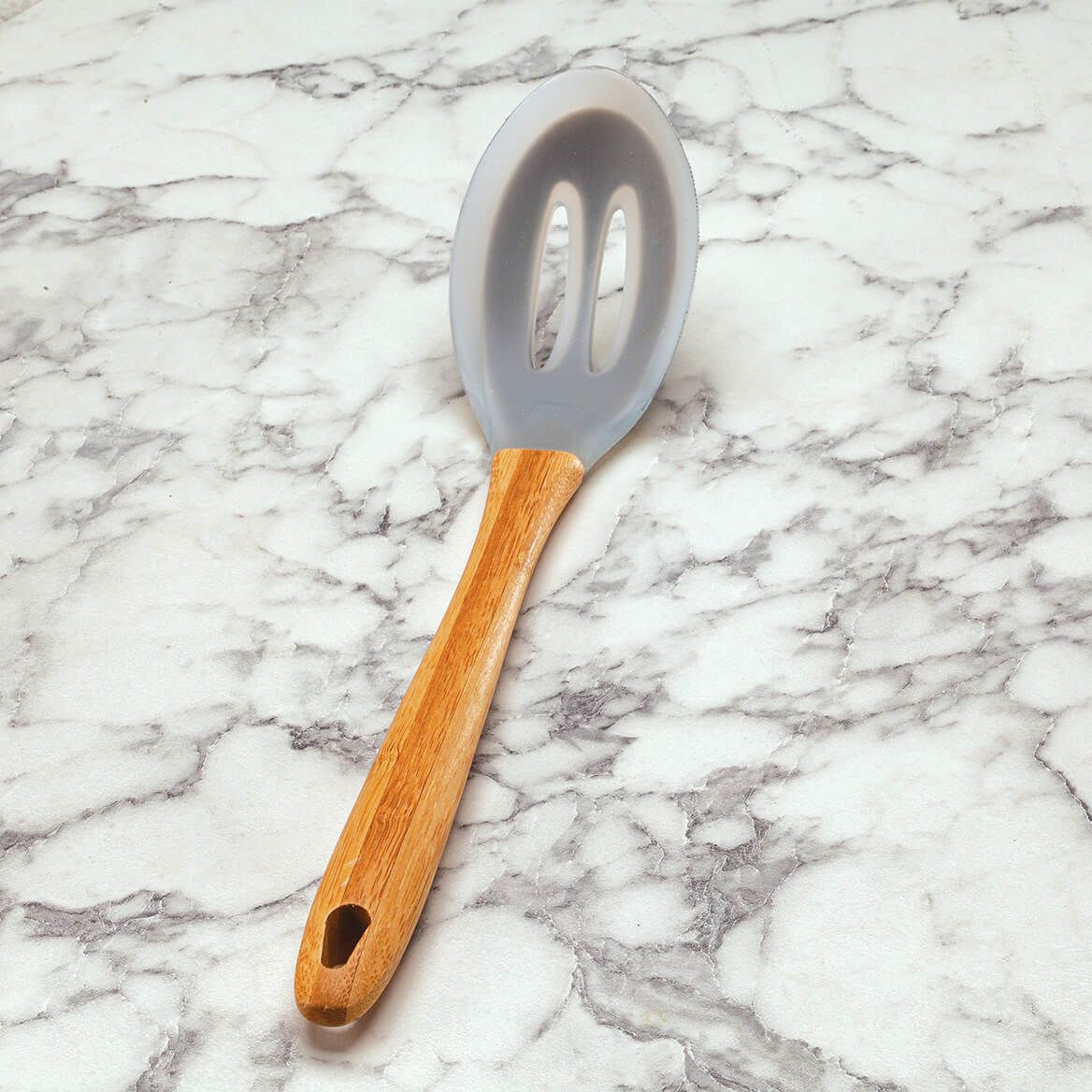 Biosmart Silicone and Bamboo Slotted Spoon-377625