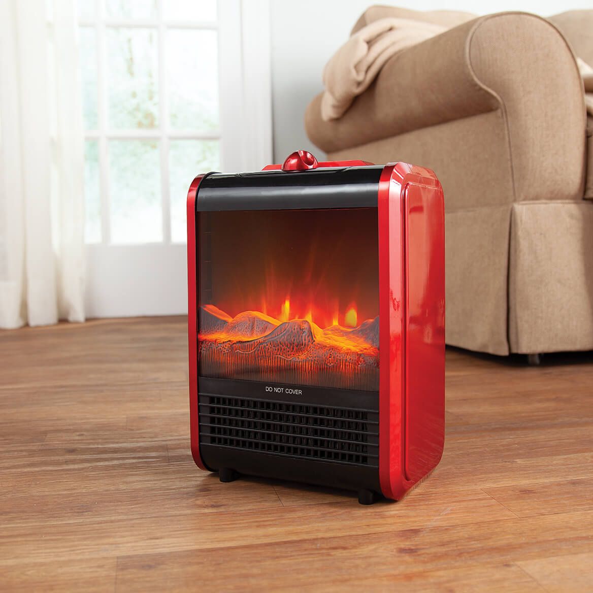 Mini Fireplace Space Heater with 3D Flame-378000