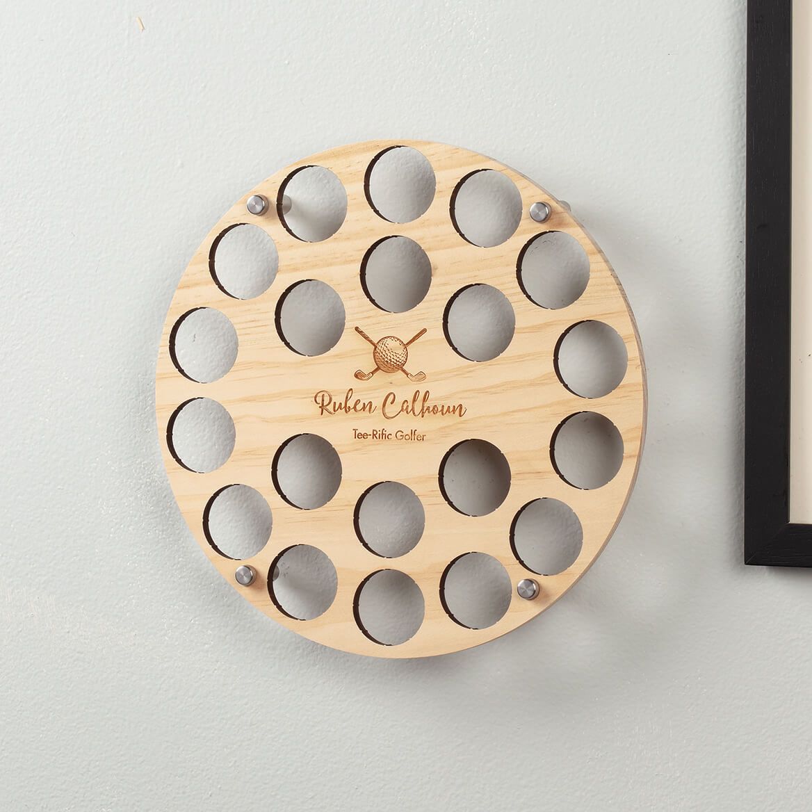 Personalized Engraved Golf Ball and Clubs Ball Holder-378038