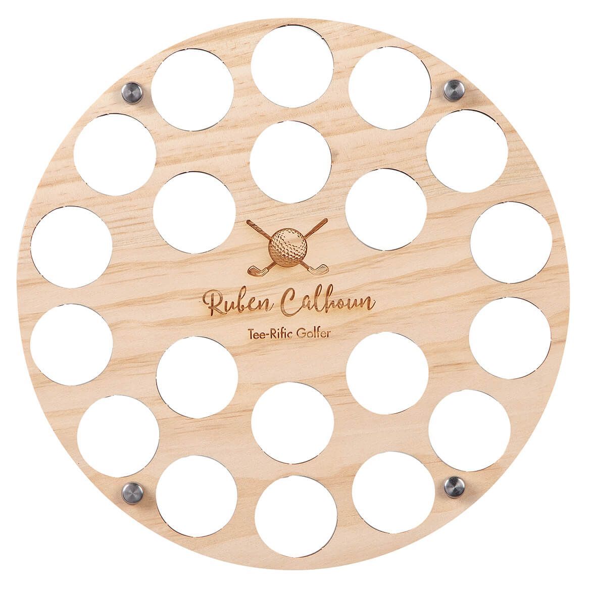 Personalized Engraved Golf Ball and Clubs Ball Holder-378038