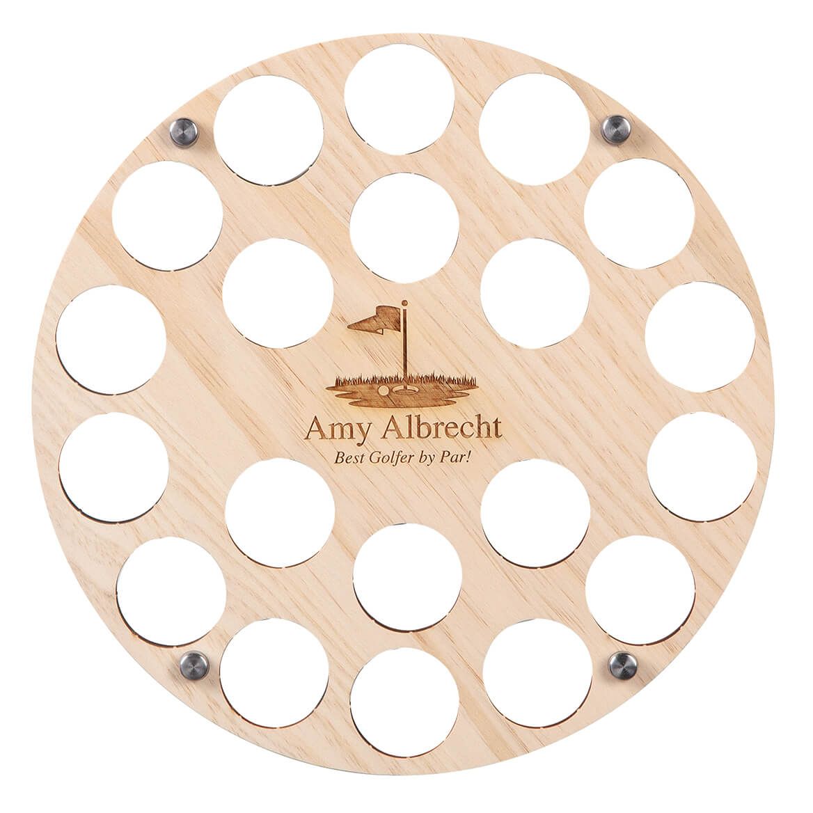 Personalized Engraved Golf Flag Ball Holder-378040