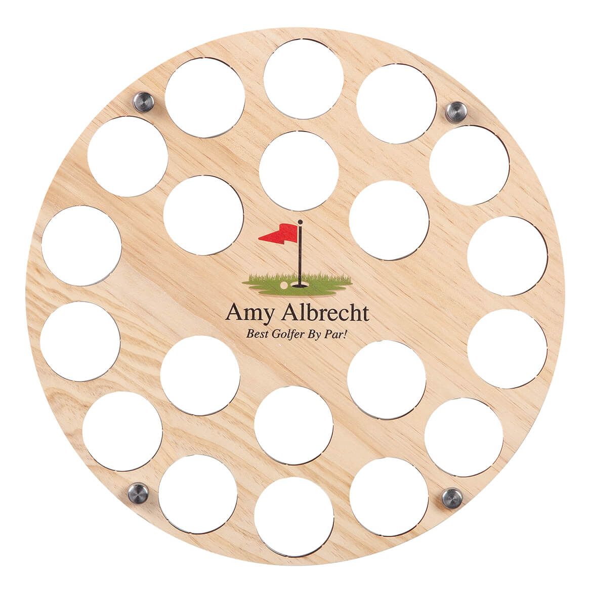 Personalized Printed Golf Flag Ball Holder-378044