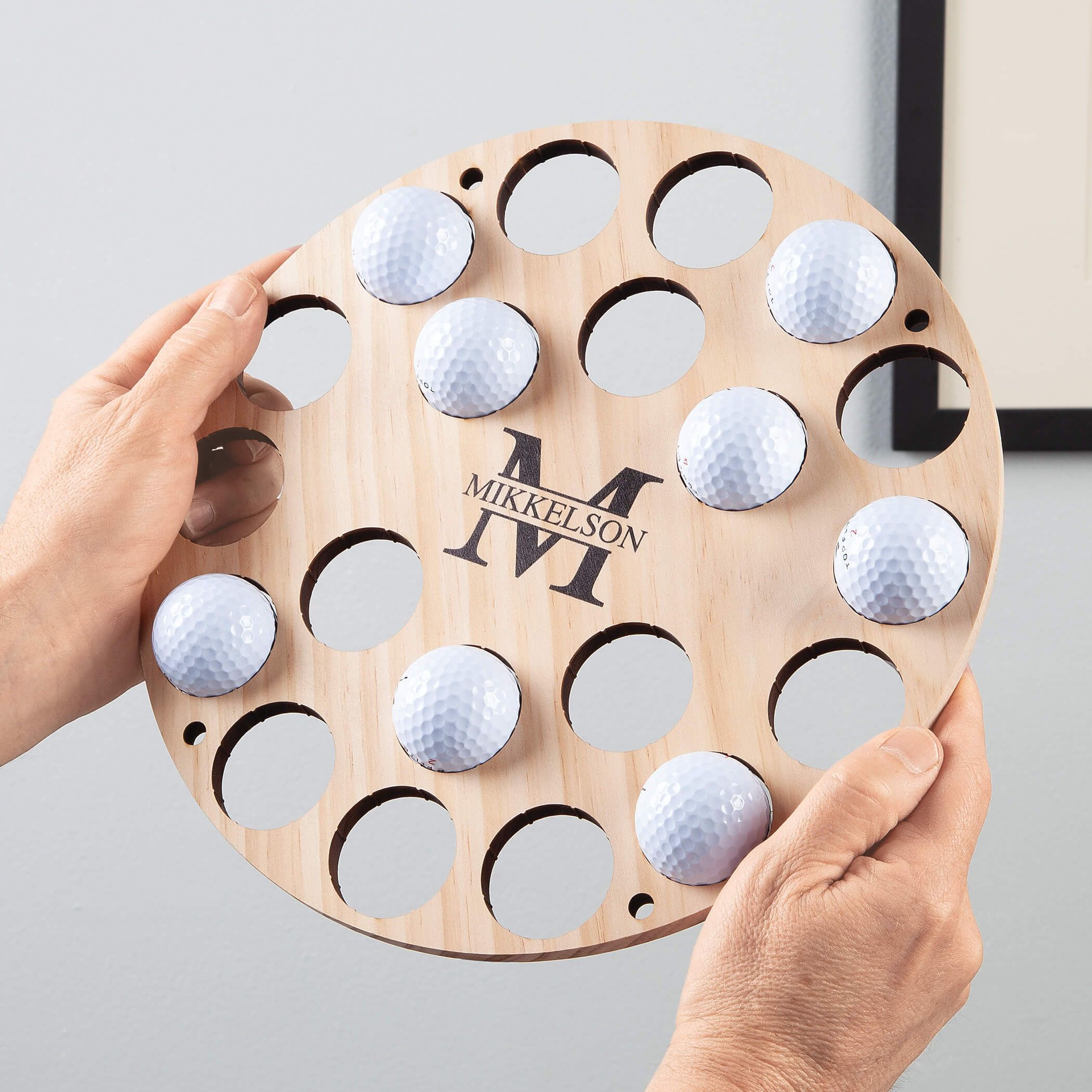 Personalized Printed Initial Golf Ball Holder-378045