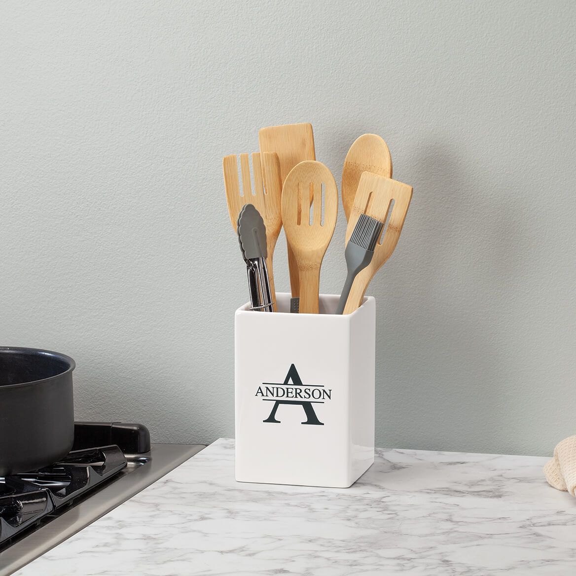 Personalized Initial and Name Square Crock-378136