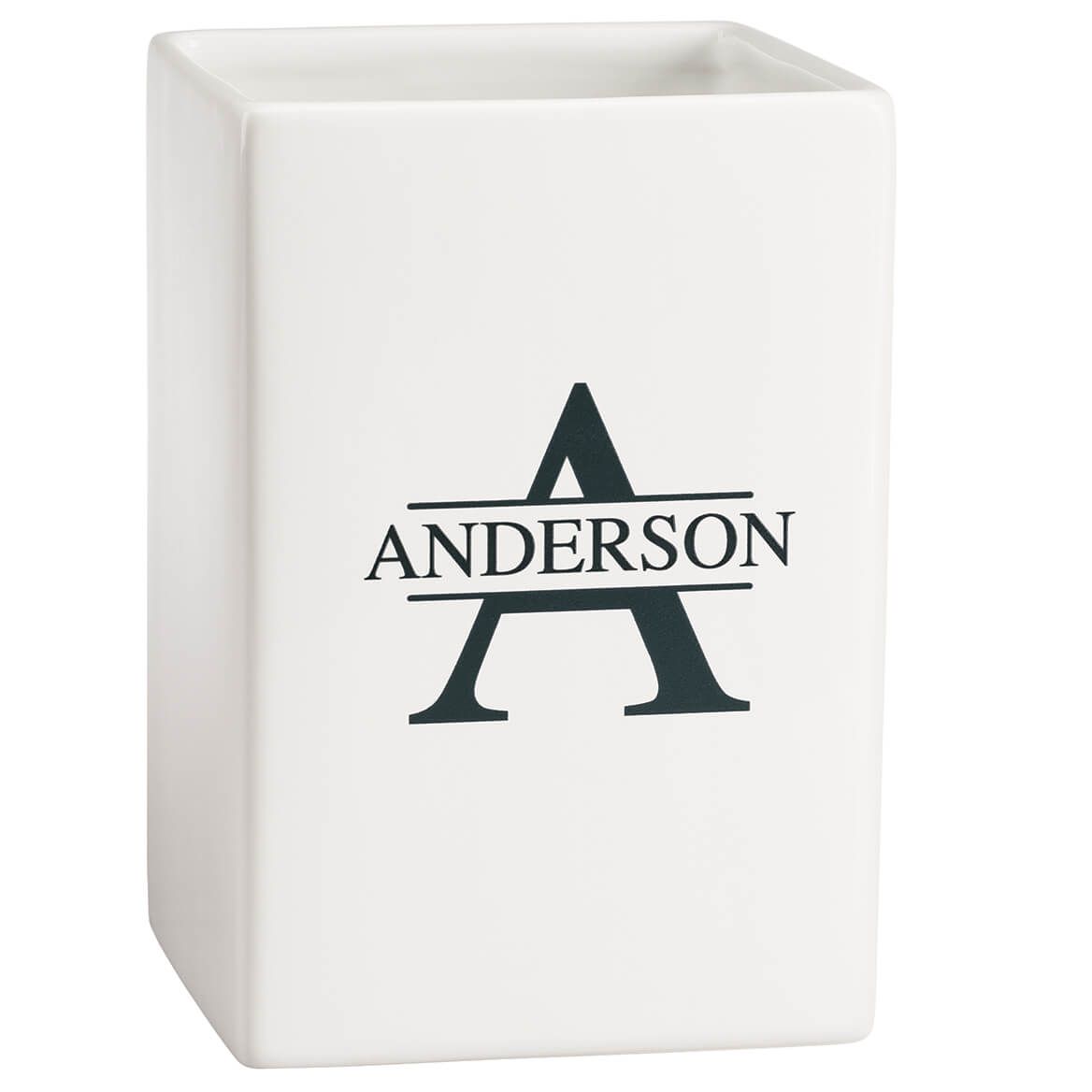 Personalized Initial and Name Square Crock-378136