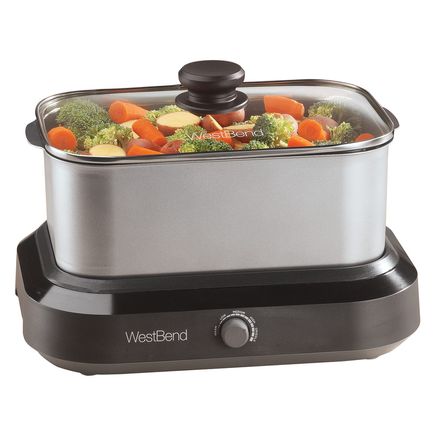West Bend® 6 Qt. Versatility Cooker™ Stainless Steel-378629