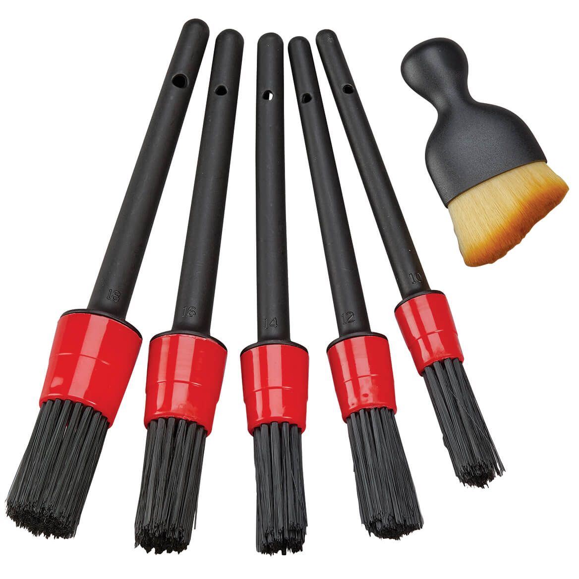 Auto Detail Brushes, Set of 6-378685