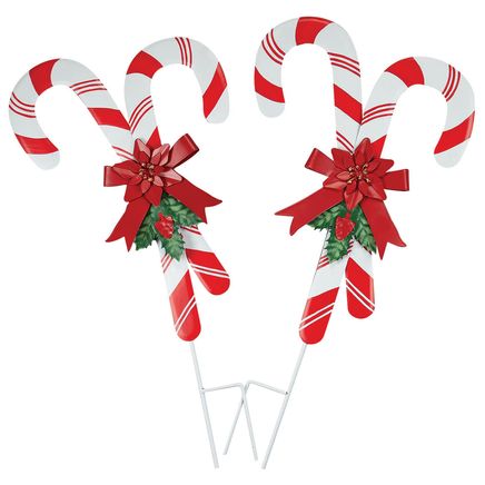 Candy Cane Stake by Fox River™ Creations, Set of 2-378689