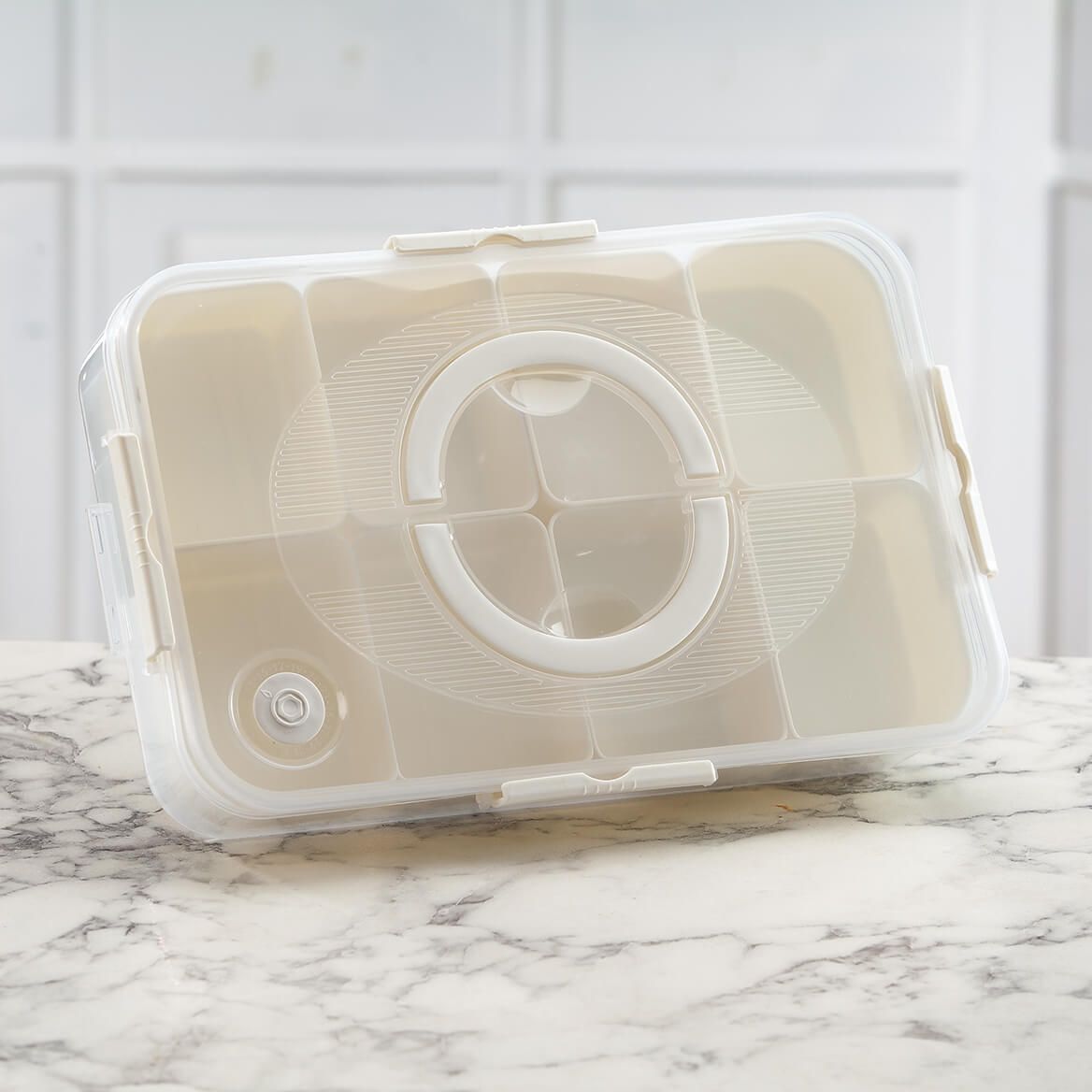 Divided Serving Tray with Lid and Handle by Chef’s Pride™-378699