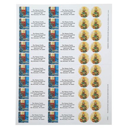 Personalized Faith, Family, Friends Address Labels and Seals, Set of 20-378742