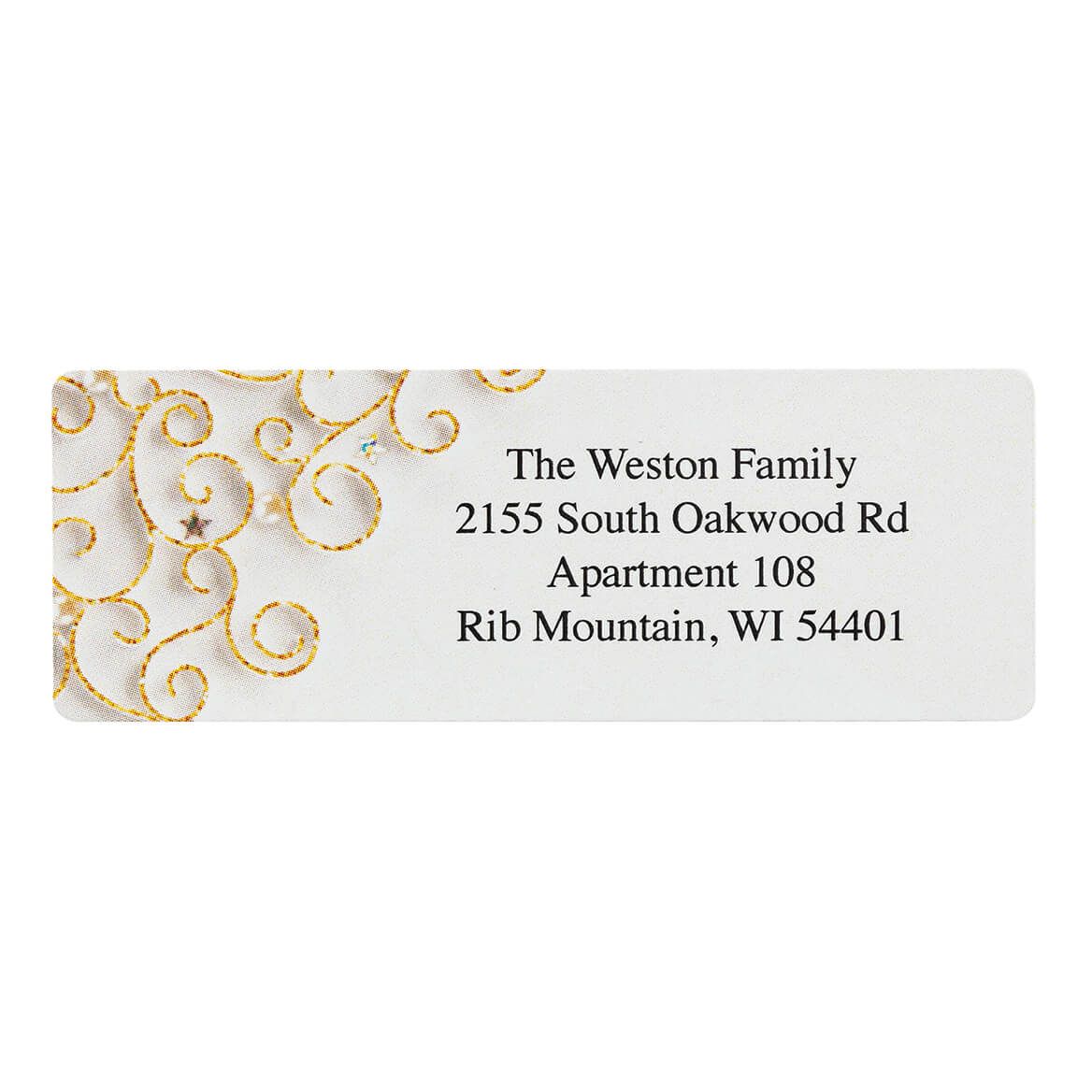 Personalized Golden Splendor Address Labels and Seals, Set of 20-378743