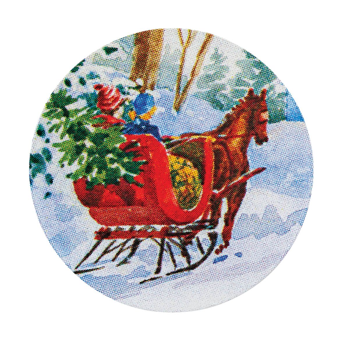 Personalized Sleigh Ride Address Labels and Seals, Set of 20-378746