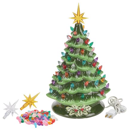 Ceramic Christmas Tree Replacement Lights and Toppers By Holiday Peak™-379024