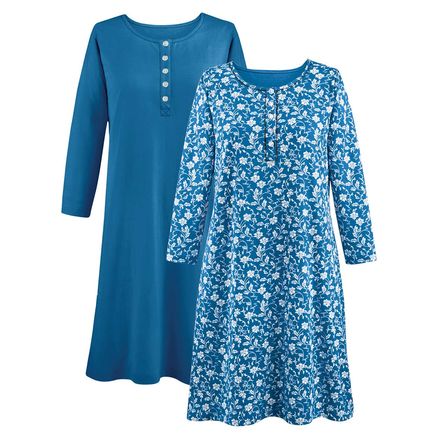 View product details for Henley Nightgowns, Set of 2