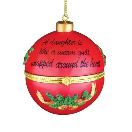 View product details for Sentiment Trinket Box Ornament