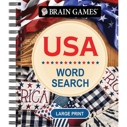 Brain Games® Large Print USA Word Search-380230