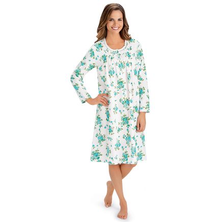 View product details for Long-Sleeve Flannel Nightgown