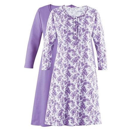 View product details for Cotton Nightgowns, Set of 2