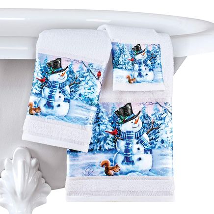 Snowman Towels, Set of 3-380374
