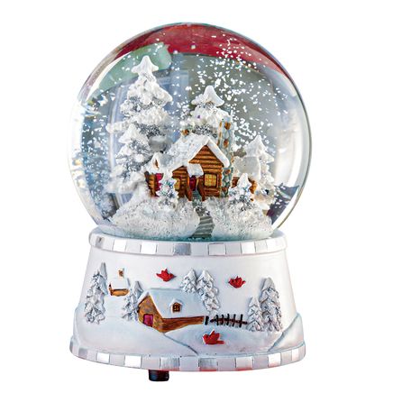 View product details for Snowy Cabin Snow Globe