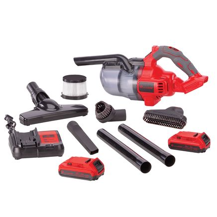 Cordless Handheld Vacuum, 2 Batteries and Charger Set By LivingSURE™-380517