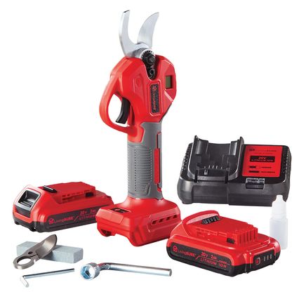 Pruning Shears, 2 Batteries and Charger Set By LivingSURE™-380522