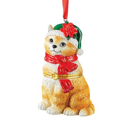 View product details for Cat Trinket Box Ornament