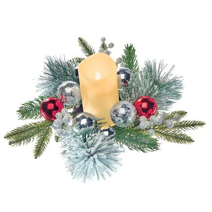 View product details for LED Candle Ornament Centerpiece By Holiday Peak™