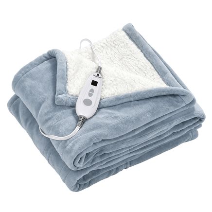 View product details for Ultra-Soft Plush Sherpa Digital Heated Throw By OakRidge™