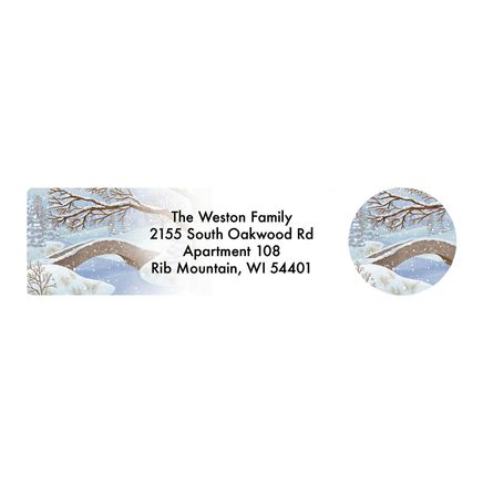 View product details for Personalized Season's Calendar Labels and Seals, Set of 20