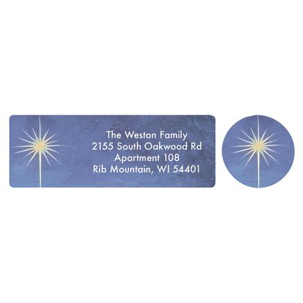 View product details for Personalized The Wonder of Christmas Labels and Seals, Set of 20