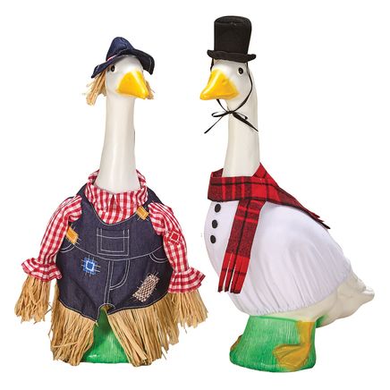 Gaggleville® Large Scarecrow & Snowman Outfits Bundle-380868