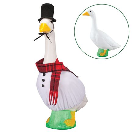 View product details for Gaggleville® Large Goose and Snowman Outfit Bundle