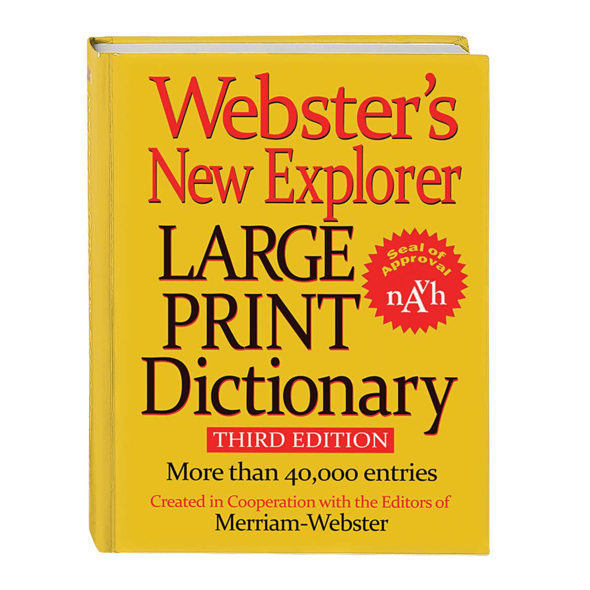 Websters® Large Print Dictionary + '-' + 306768