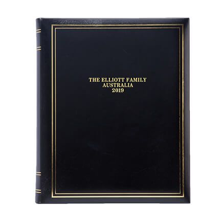 Personalized Presidential Leather Album-309244
