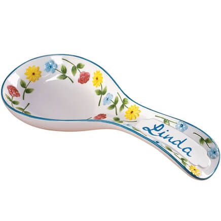 Personalized Flower Spoon Rest-311557