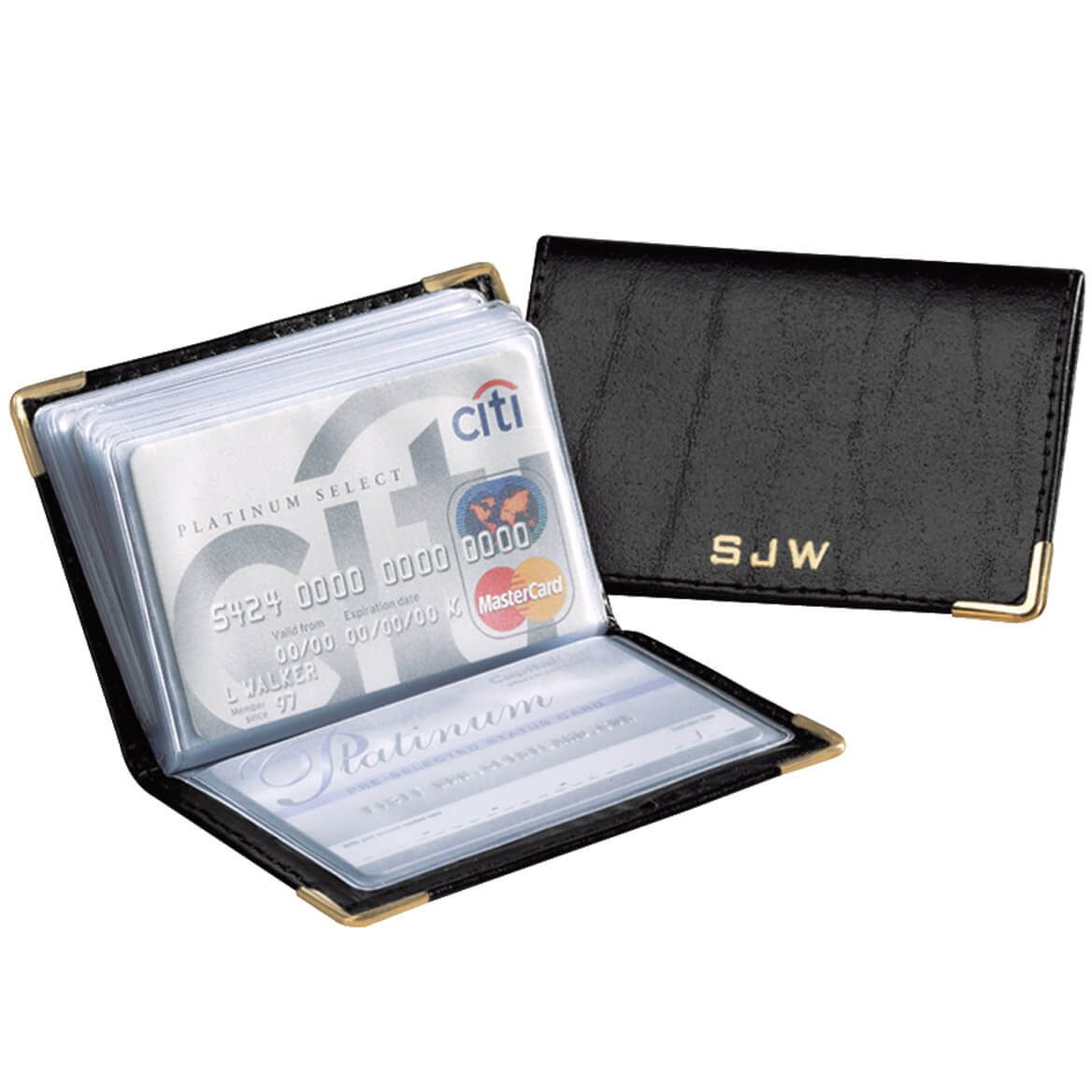 Personalized Leather Credit Card Holder + '-' + 312375