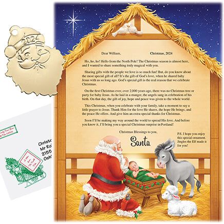 Personalized Inspirational Santa Letter and Ornament-312650